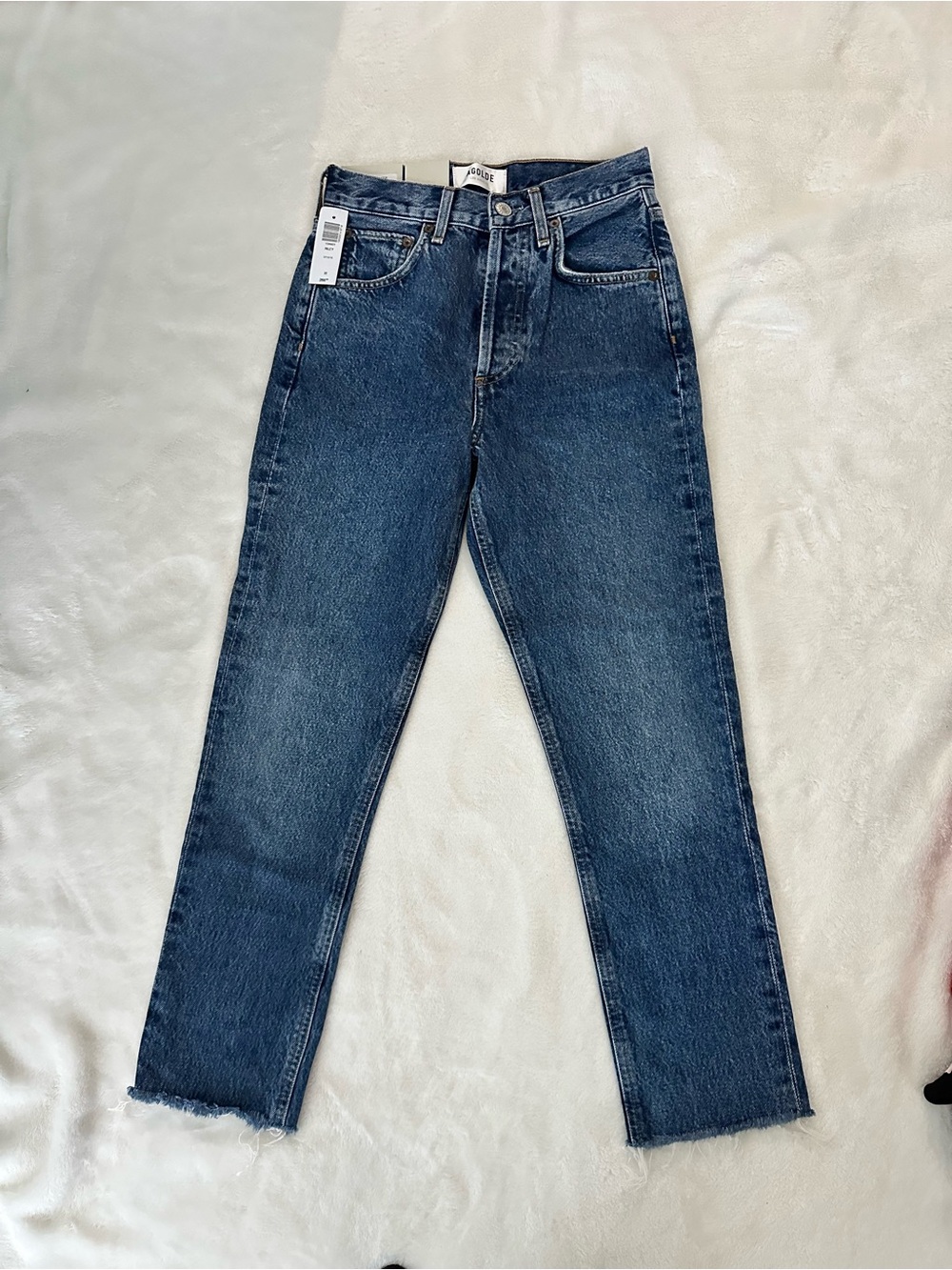 Agolde Women's Riley High Rise Straight Crop Jeans - Picture 5 of 7